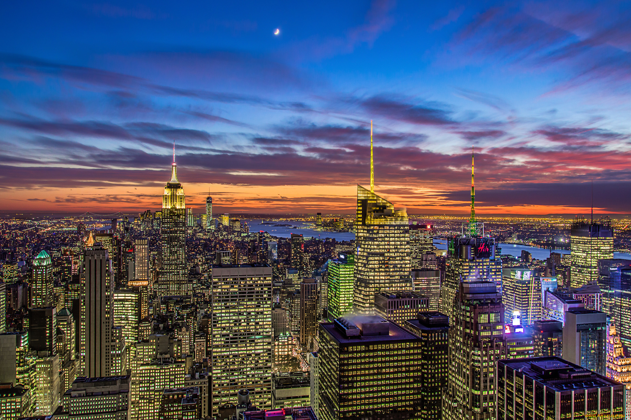 manhattan sunset, , - , , , , 